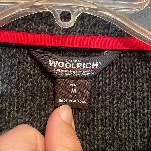 Woolrich Knit Fleece Combination Thick Jacket Multi Pocket Outdoors Warm Size M - Picture 8 of 8